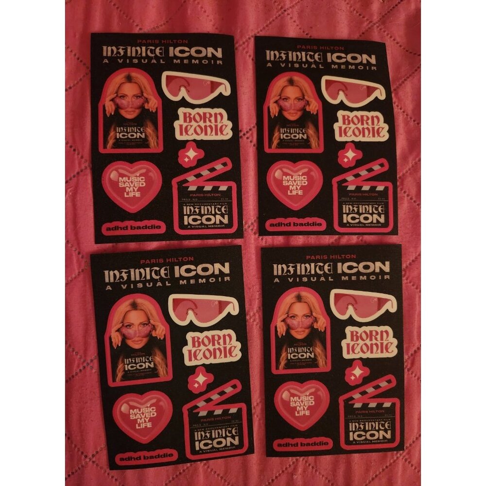 Paris Hilton Infinite Icon Movie Stickers